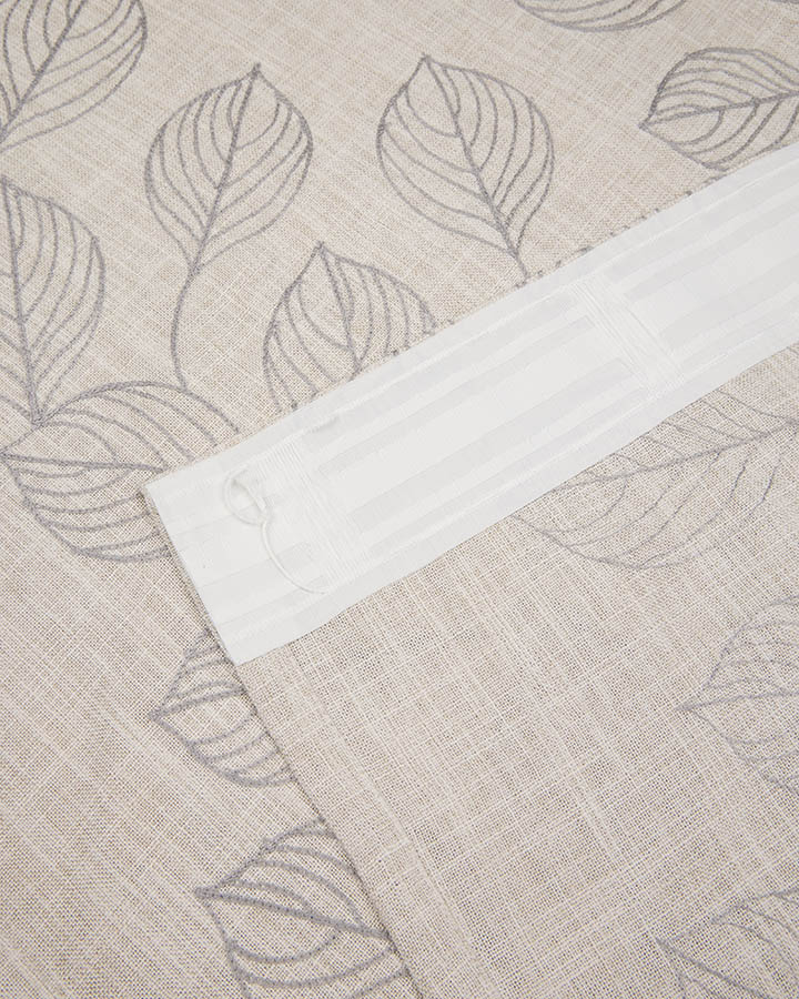 Aguero gardin 135x230 beige/grå
