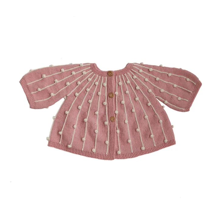 Kalinka Cardigan Alyssa Fait Main | Rose