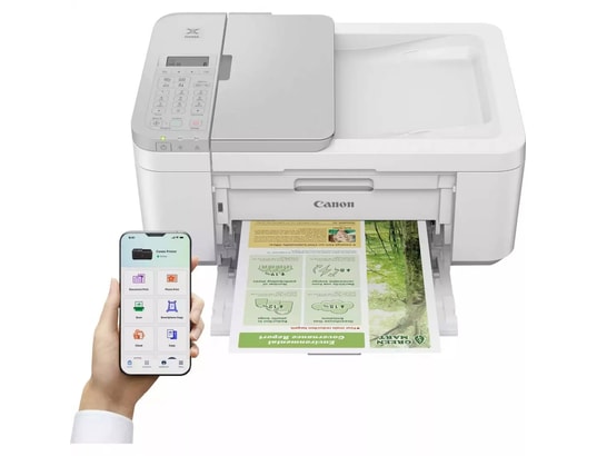 CANON - Imprimante multifonction jet d'encre PIXMA TR4755i Series White - 4 en 1 Wifi