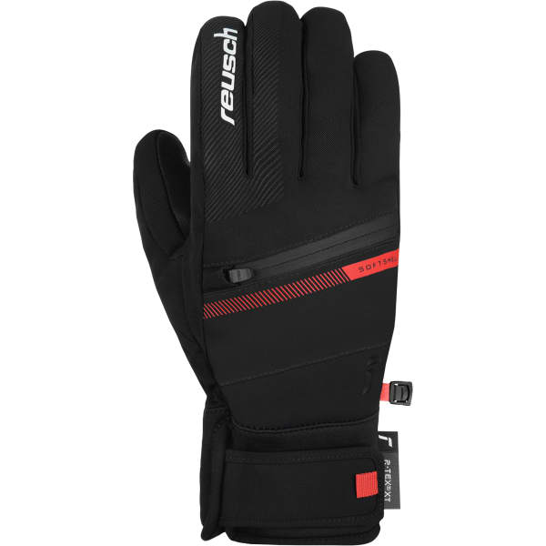 Gant de ski REUSCH STEVE R-TEX XT BLACK / FLUO RED