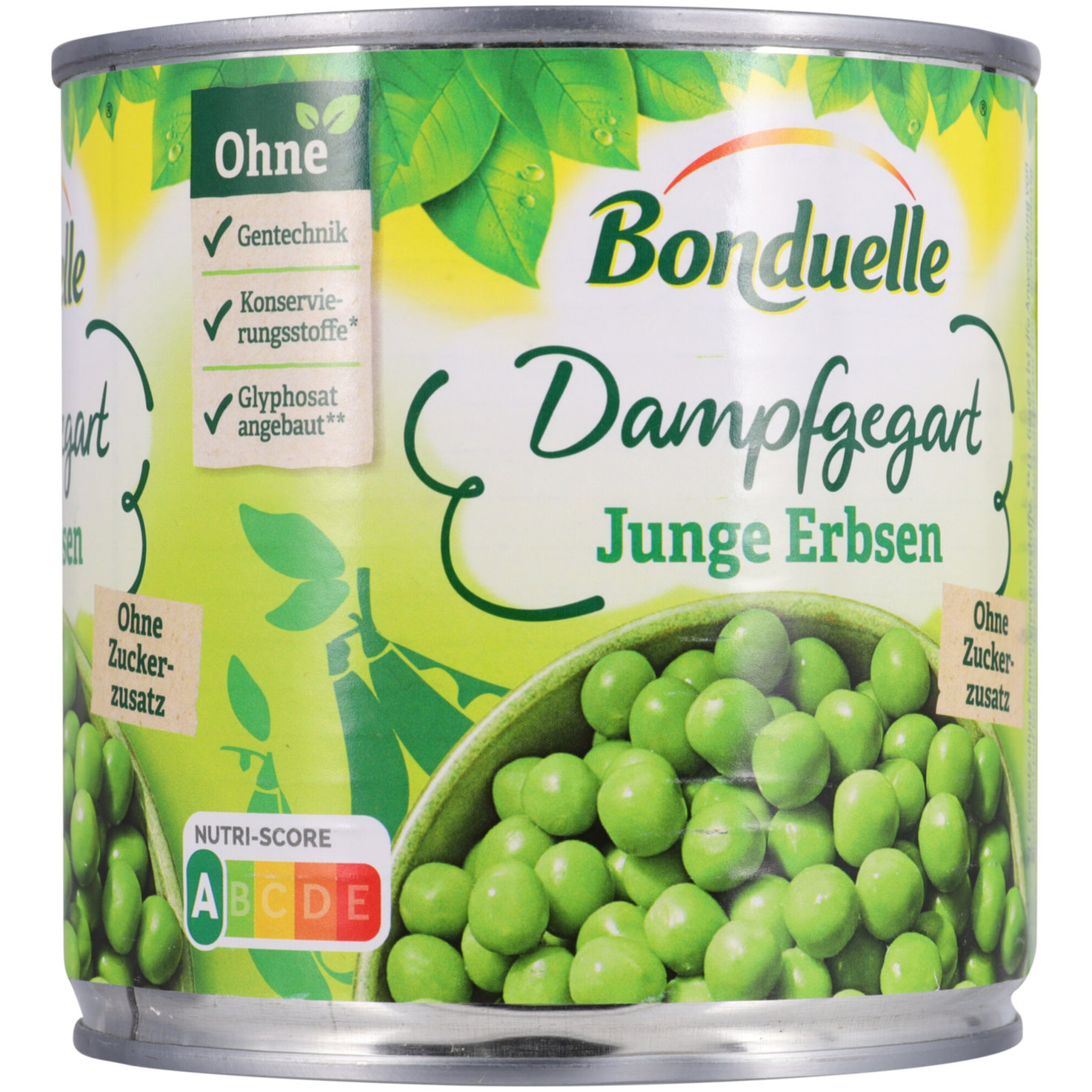 Bonduelle Junge Erbsen Dampfgegart