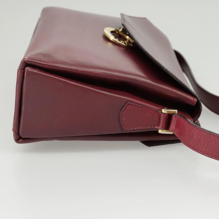 Celine Vintage Celine Crossbody Bag Burgundy