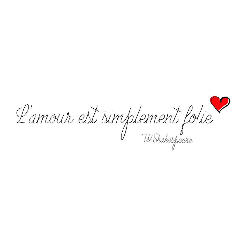 Sticker citation folie 20x70cm