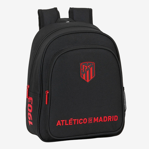 Mochila infantil preta do Atlético de Madrid (pequena)