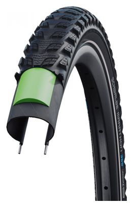 Pneu Schwalbe marathon 365 20x1.50 hs475 perf greeng. addix 4season rigide noir réfléchissant 40-406