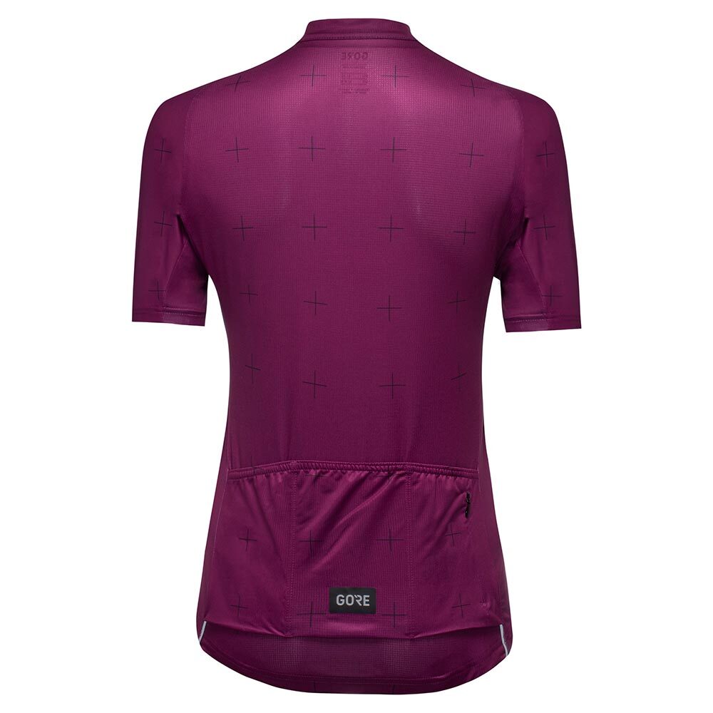 GORE Wear Daily Fietsshirt Korte Mouwen Paars/Zwart Dames