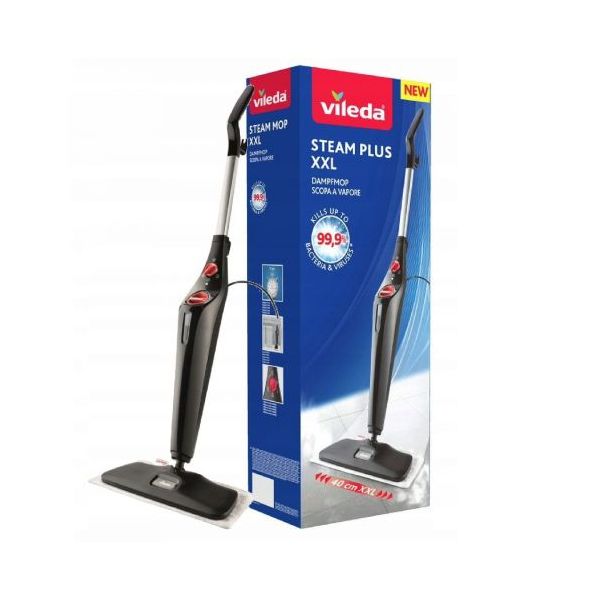 Vileda Steam Plus XXL Black/Red - 1.550W