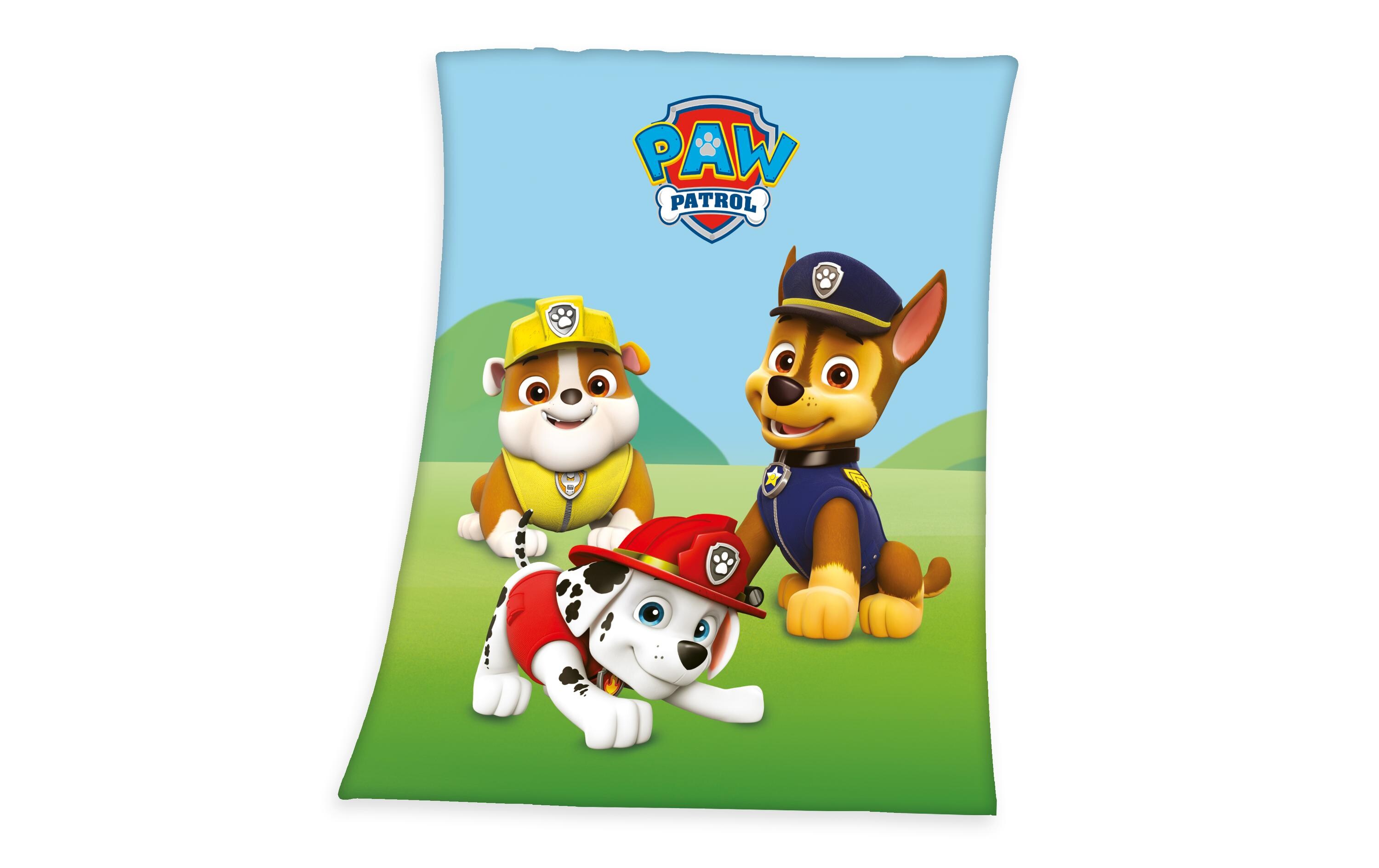 Decke Paw Patrol 130 x 160 cm, MehrfarbigSamtweiche Fleecedecke