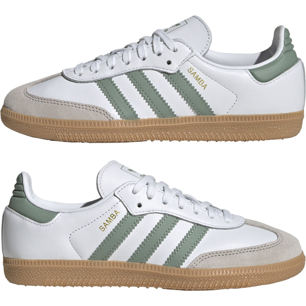 Køb adidas Originals Ftwr White/Silver Green/Gum 3 Samba Og J Sneakers