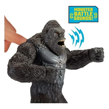 Playmates Toys Godzilla x Kong: Kong Battle Roar Actionfiguren, 17cm