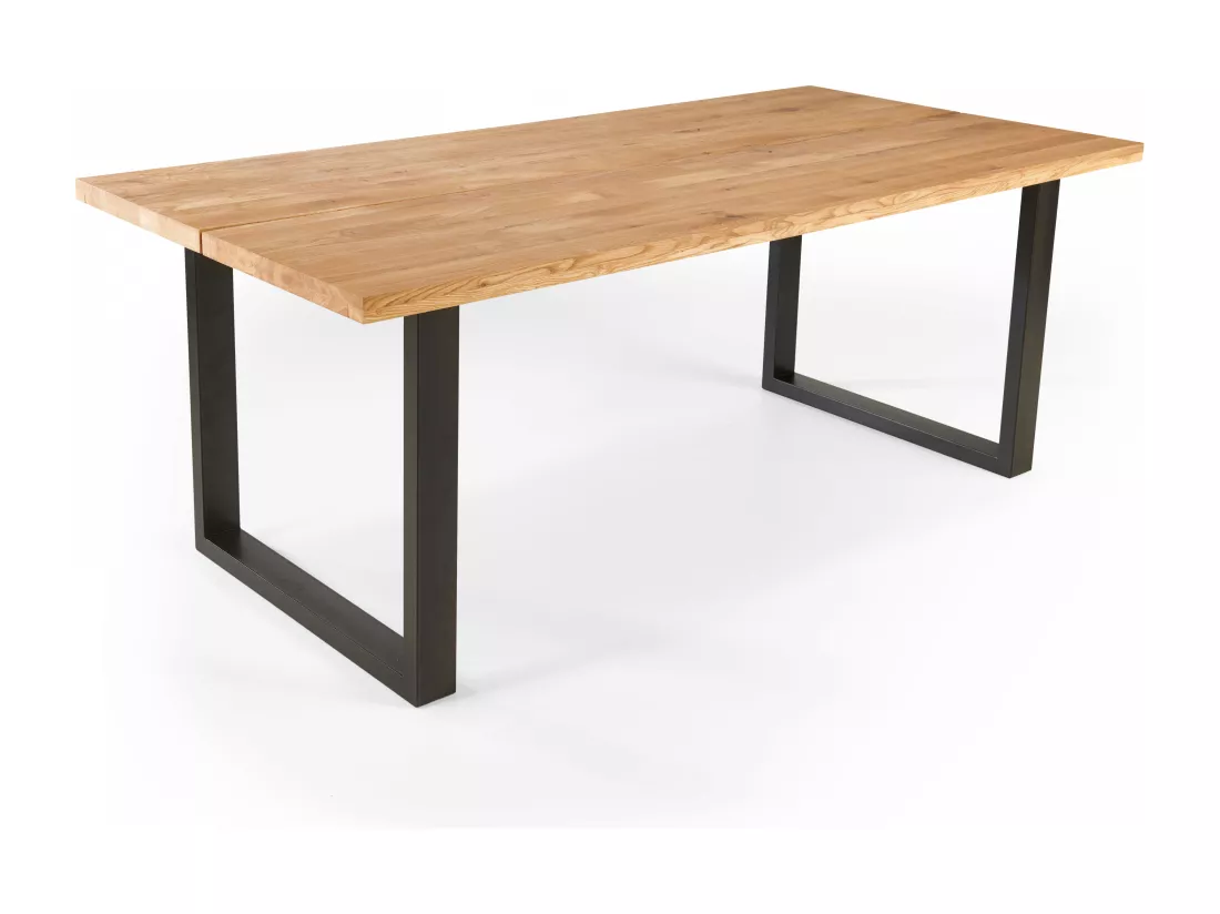 Table à manger en bois 160 x 95 x 75 cm