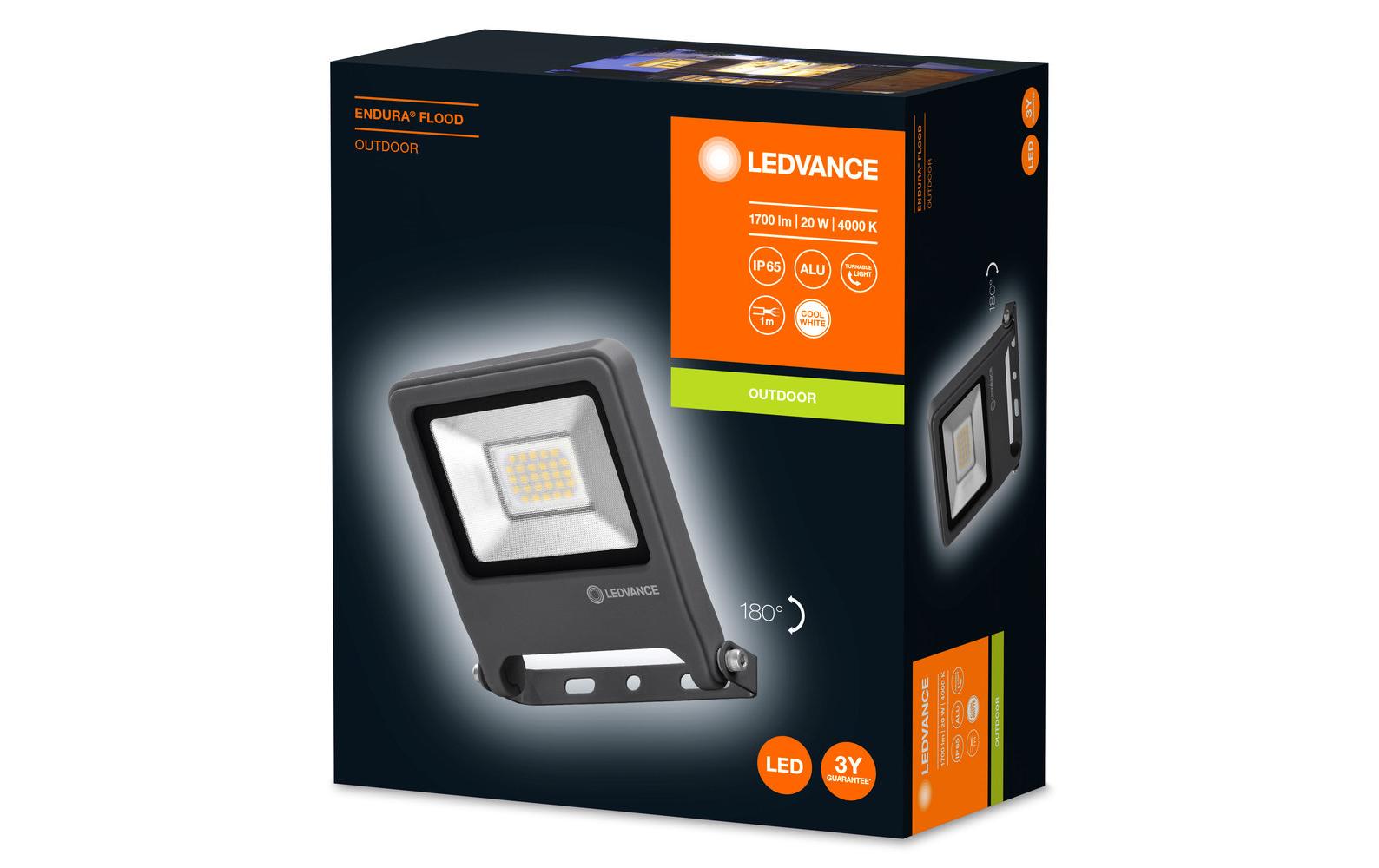 Scheinwerfer LED Endura Flood, 20 WAussenleuchte