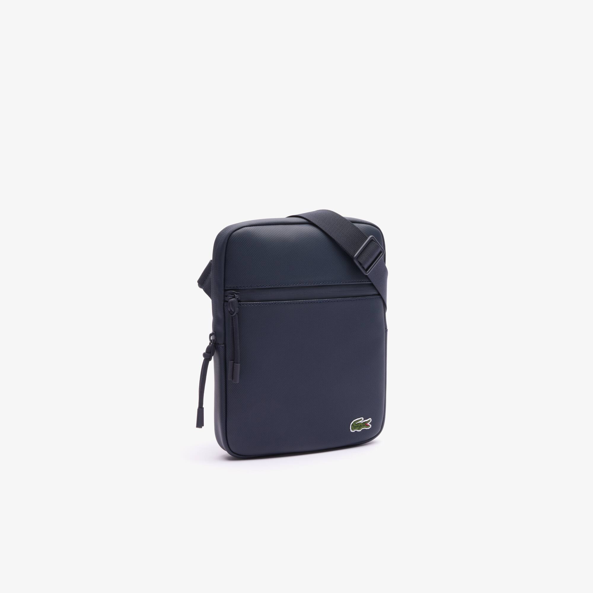 Herren-Umhängetasche MEDIUM LCST aus Petit Piqué Umhängetaschen & Gürteltaschen - Blau - Lacoste - Herren