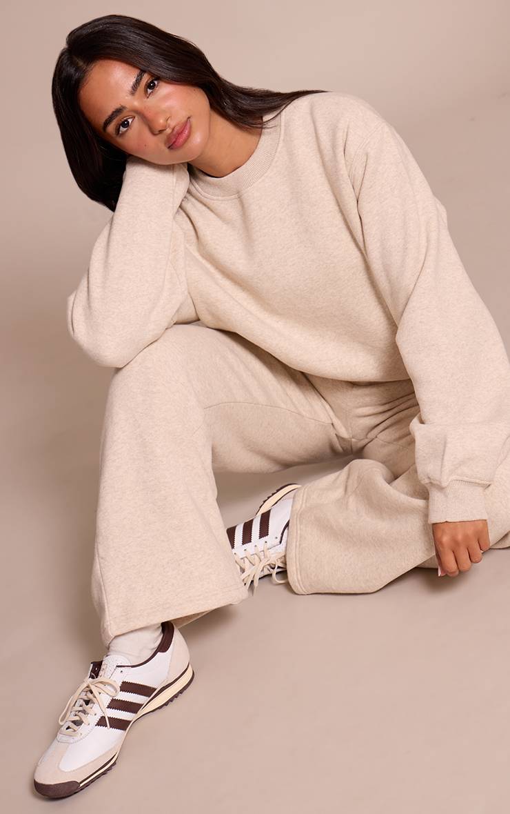 Avoine Sweat-shirt Ample Col Rond Petite Taille