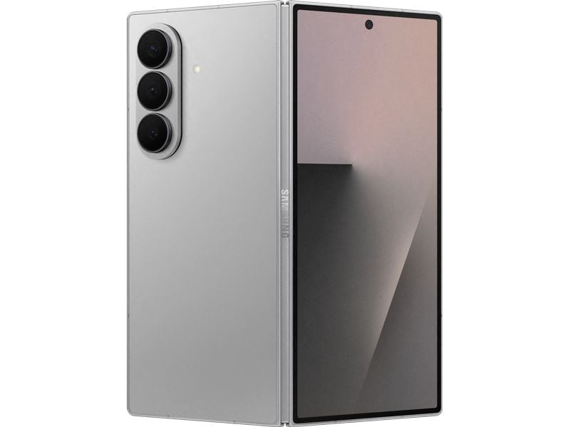 Samsung Galaxy Z Fold7 512 GB Silver Shadow Faltbares Smartphone mit Zero Gap-Scharnier für lückenloses Zuklappen