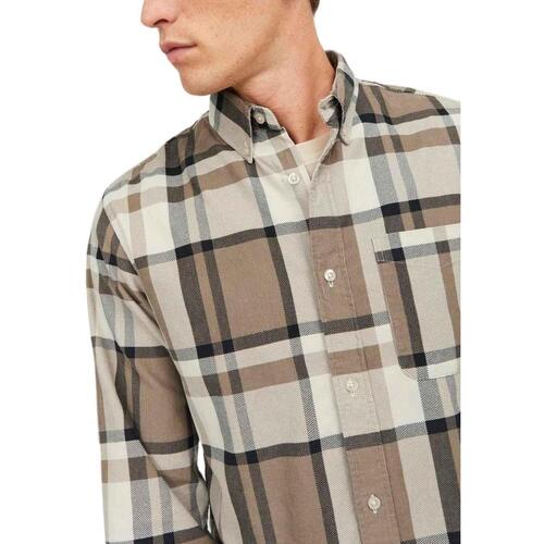 Jack & Jones - JPRBLUBROOK CORD SHIRT Marrón