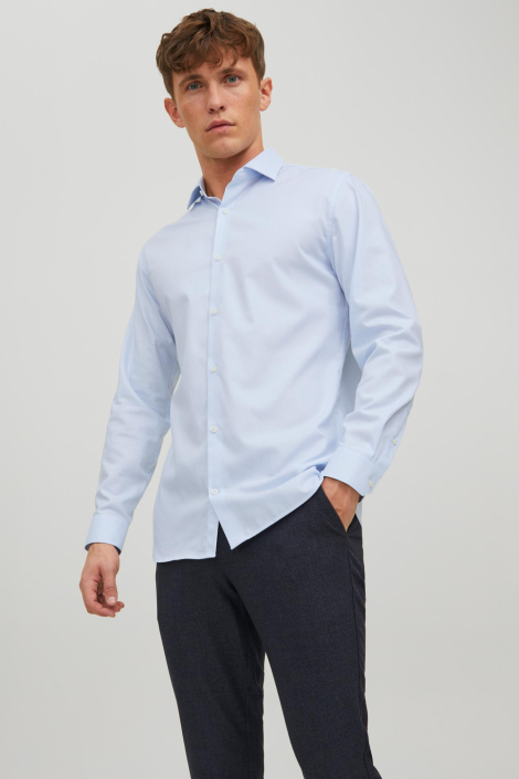 Jack & Jones blauwe heren overhemd