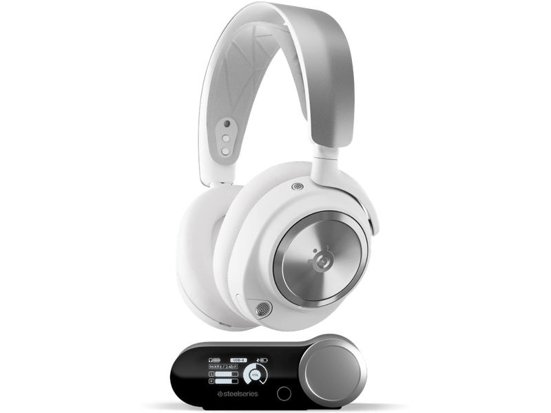 Steel Series Headset Arctis Nova Pro Wireless (Playstation Kabelloses Gaming-Headset mit Surround-Sound