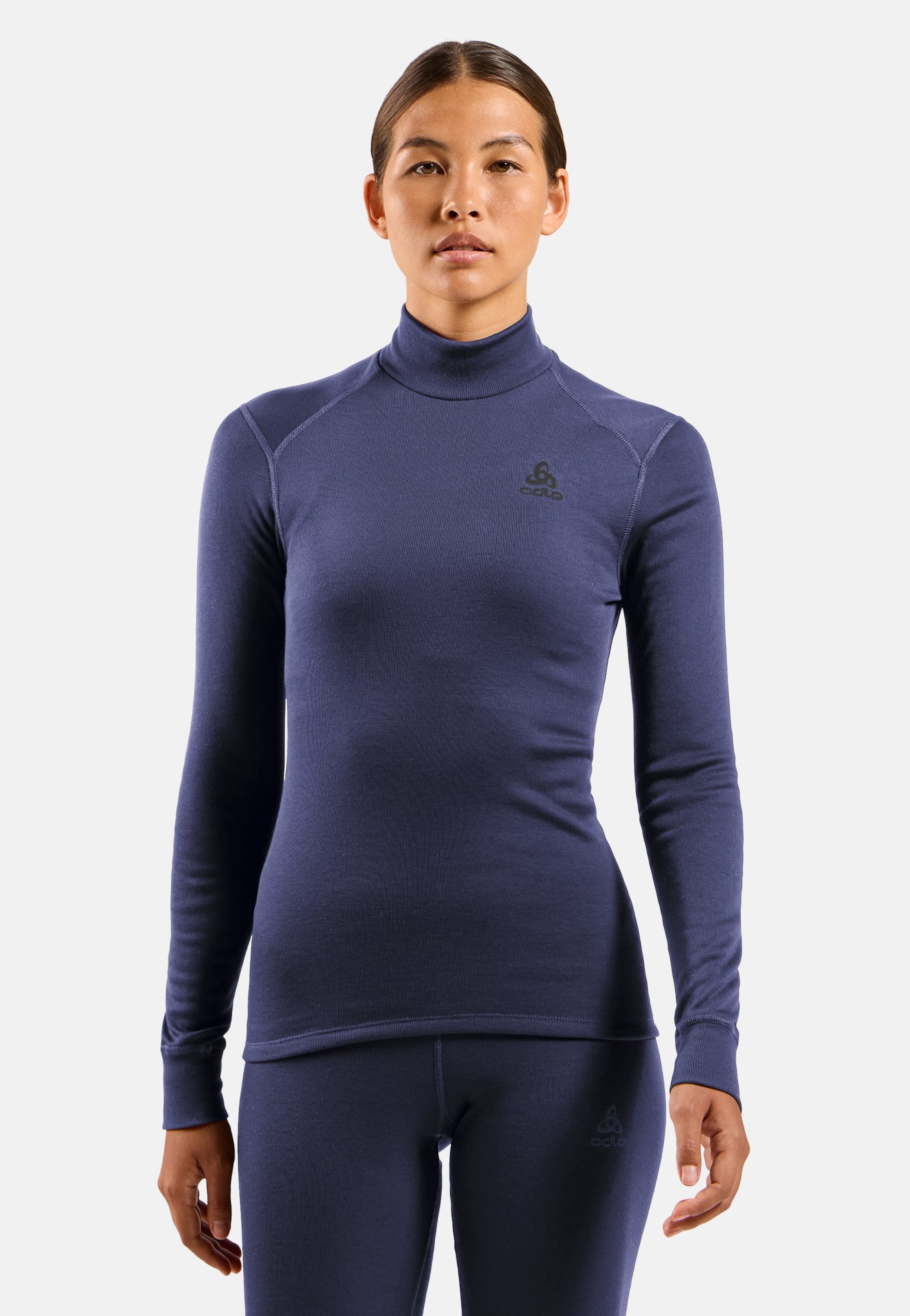 Active Warm Base Layer mit Rollkragen in Skipper Blue