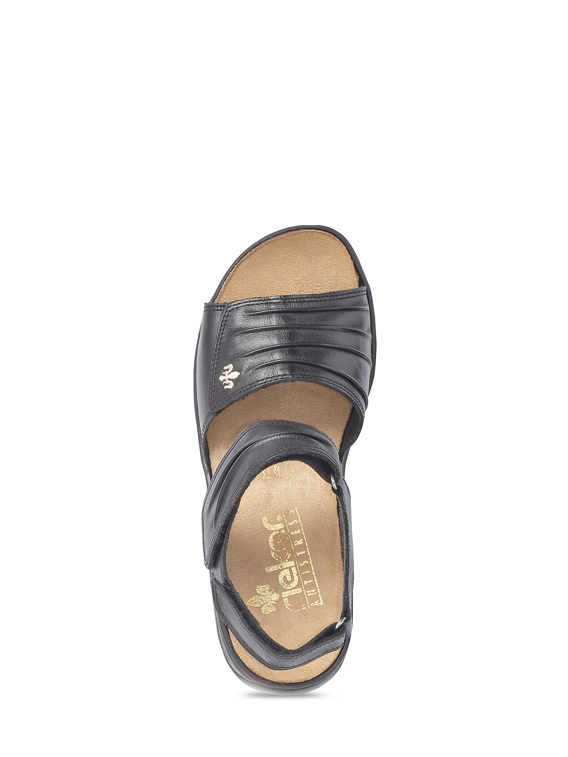 Rieker Black ComfortStep Sandal