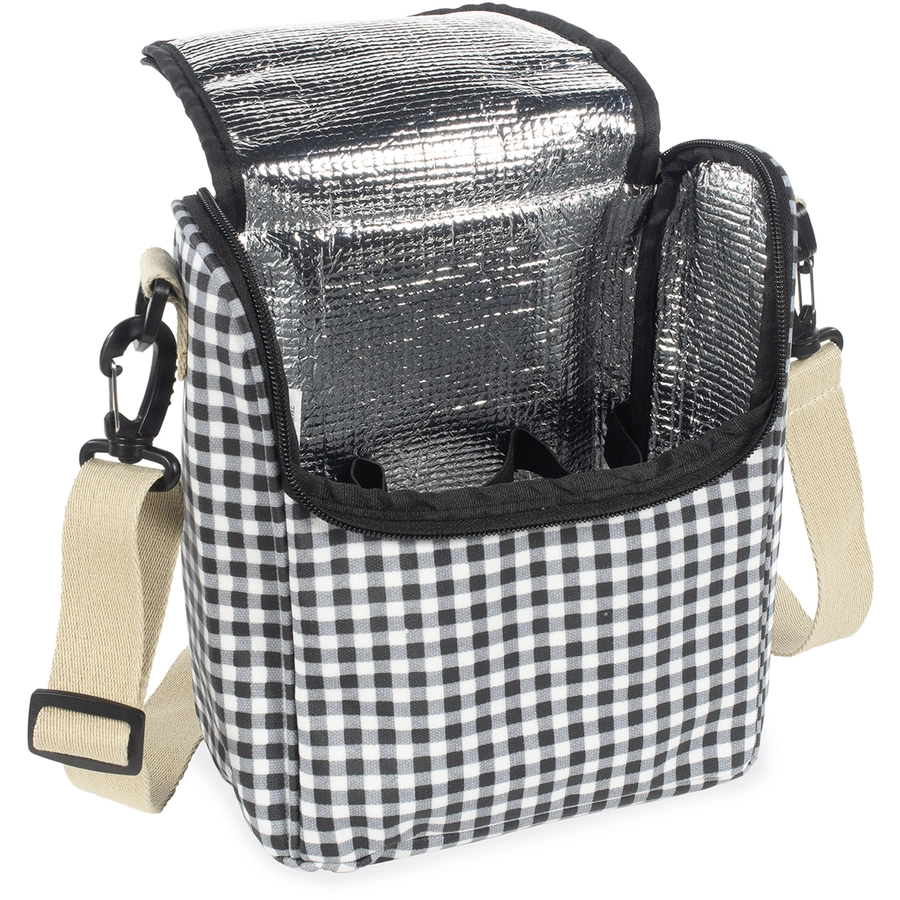Walking Mum Thermotasche I Love Vichy schwarz