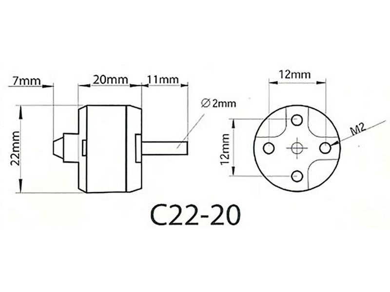 ROXXY Brushless Aussenläufer C22-20-1330kV NAVY ROXXY BL Outrunner Motor für Boot- und Flugmodelle