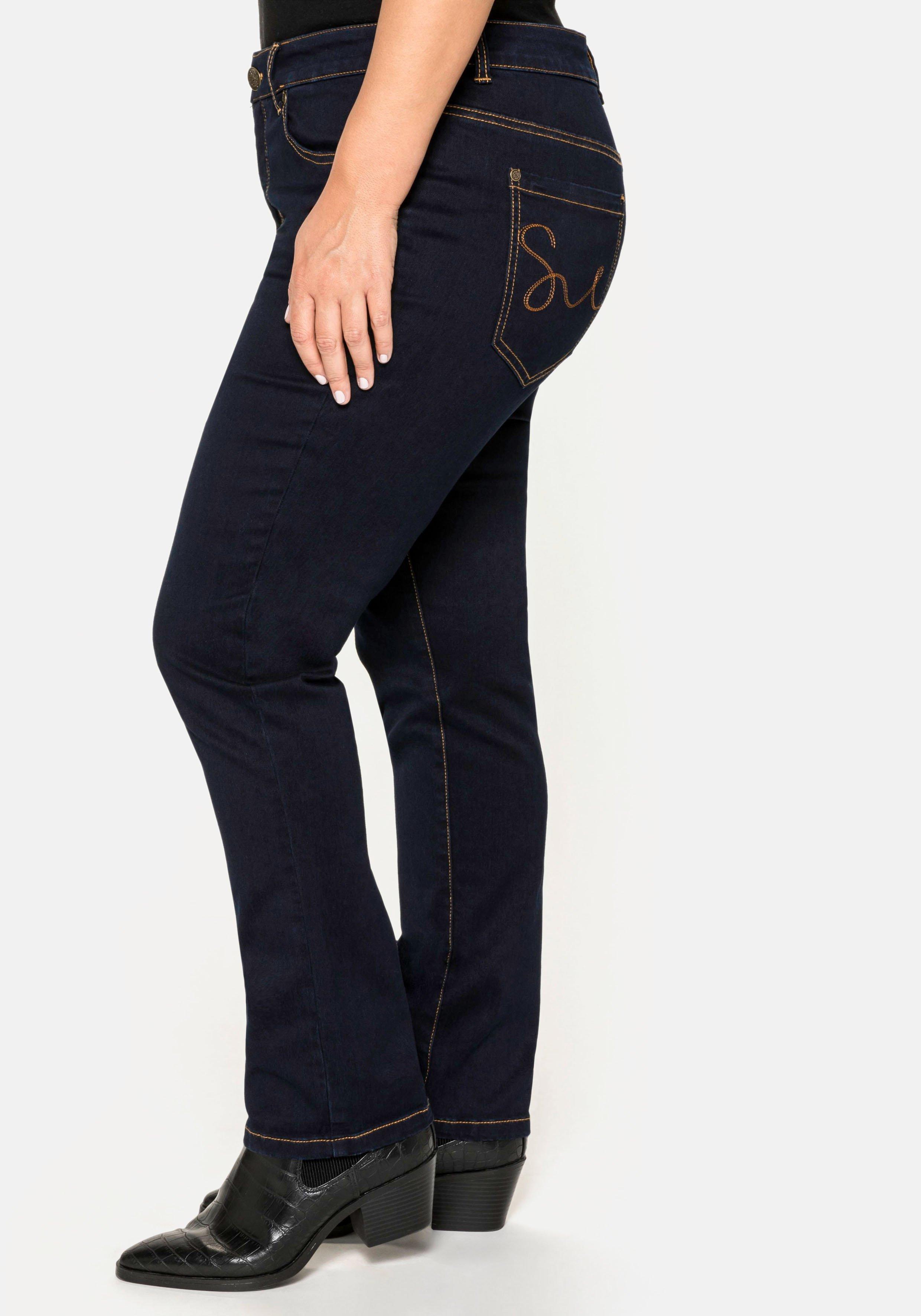 Schmale Stretch-Jeans im 5-Pocket-Stil