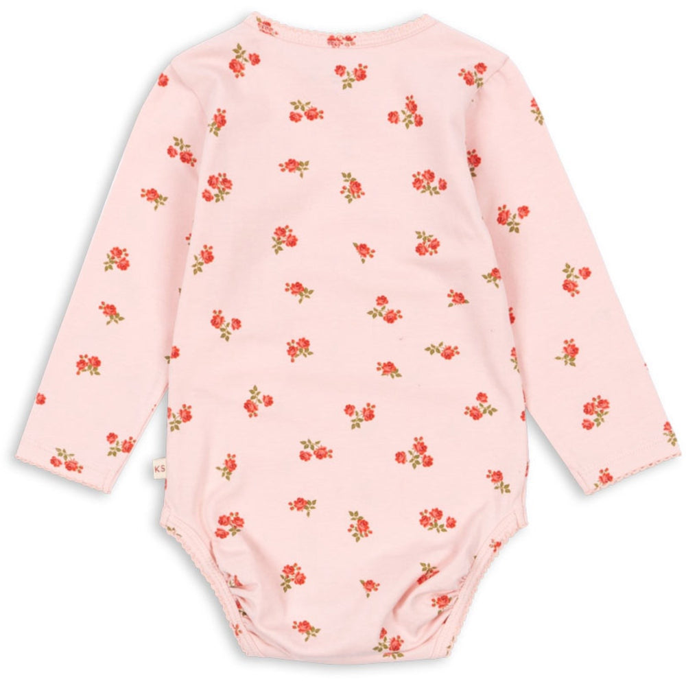 Køb Konges Sløjd Rosa Pink Basic Ls Body GOTS