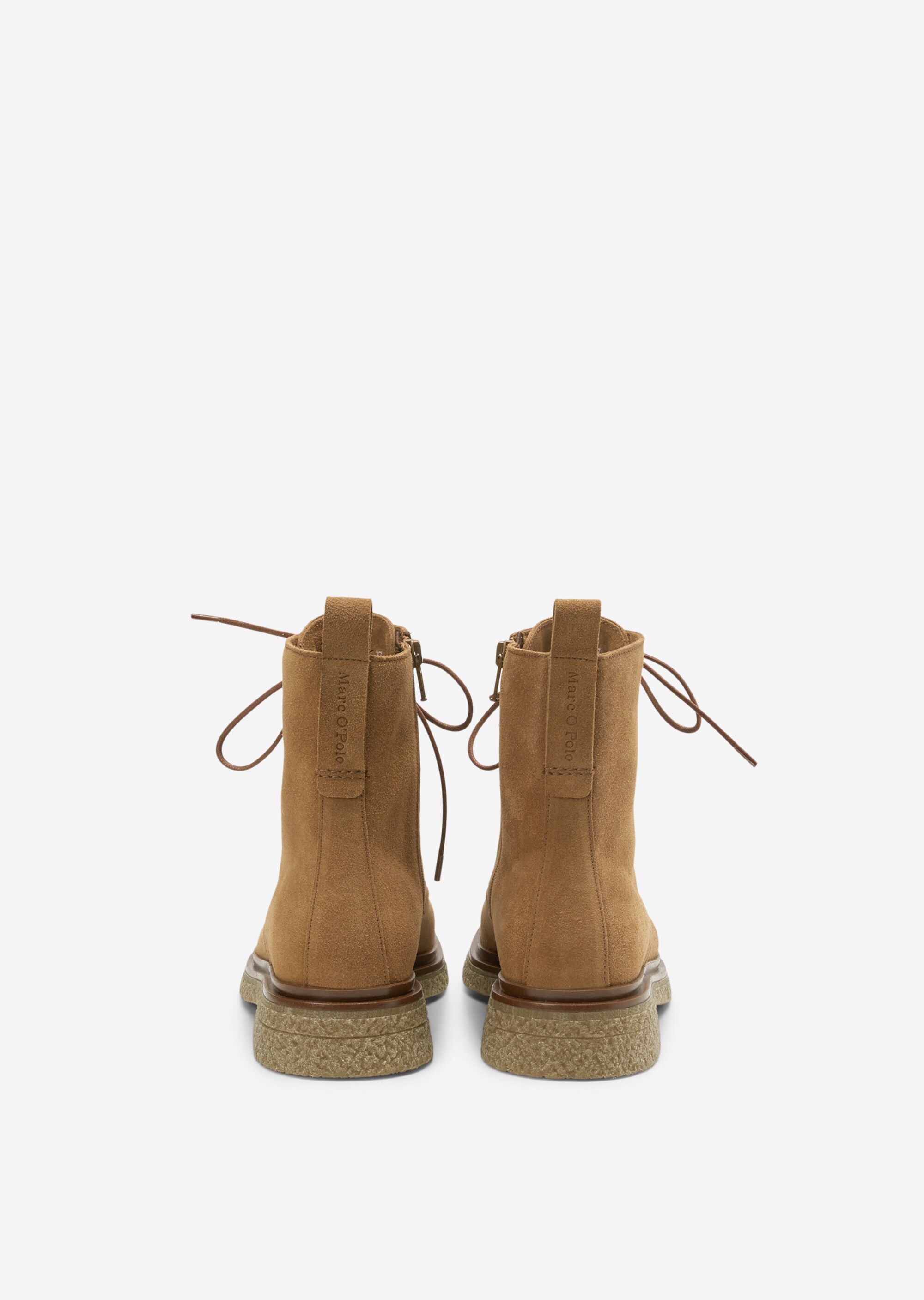 Schnürstiefel mit Innenzipper