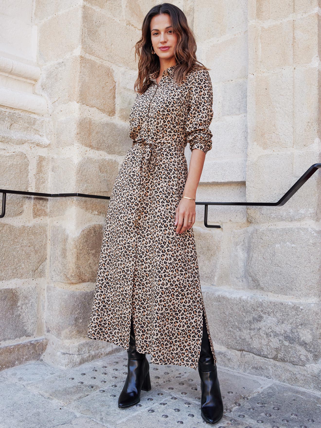 Robe chemisier toute boutonnée