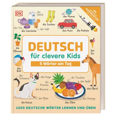 DK Verlag Deutsch für clevere Kids - 5 Wörter am Tag