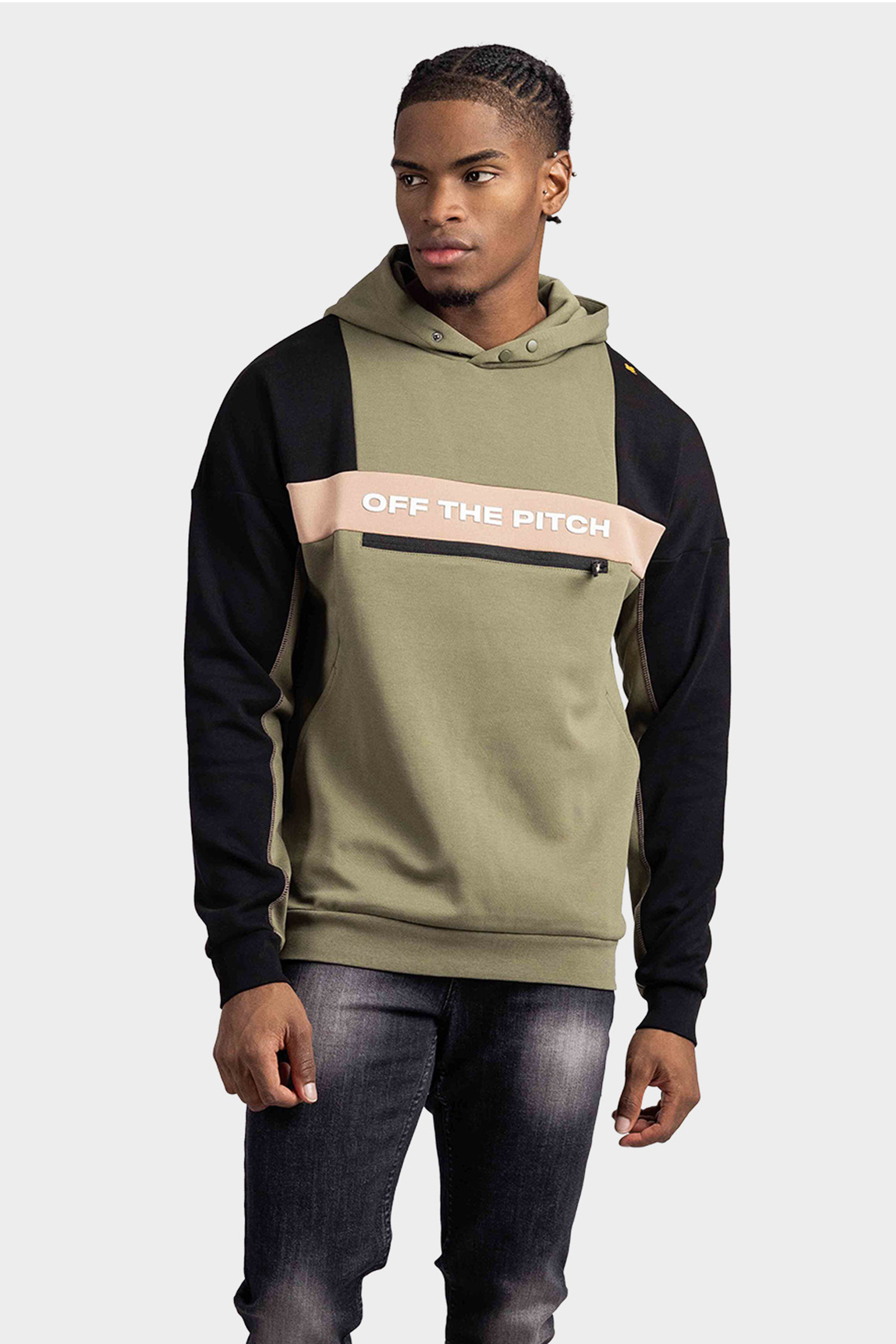 Off The Pitch X Robey Serge Hoodie Heren Groen
