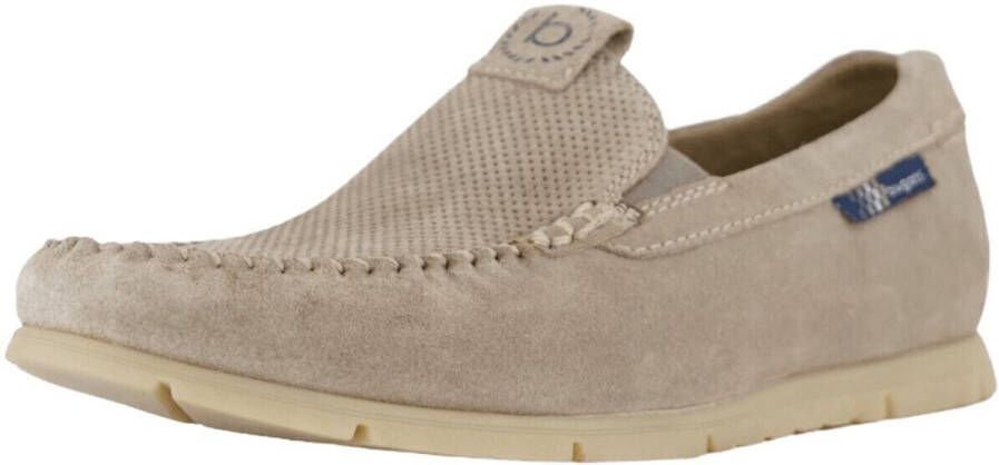 Bugatti Beige Loafers voor Mannen Beige Heren