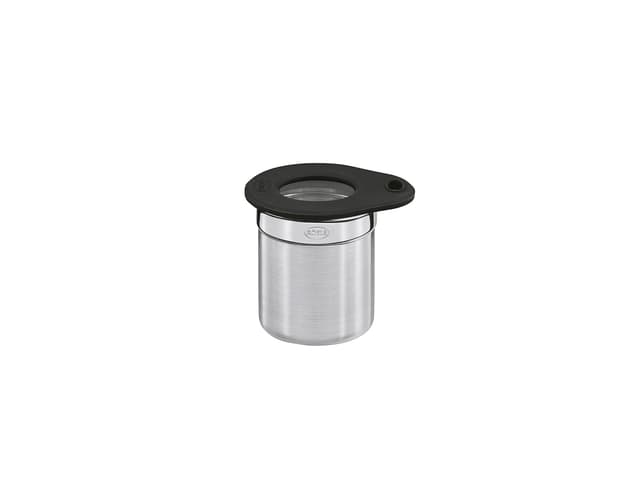 Rösle Opbevaringsdåse Steel/Black/Glass