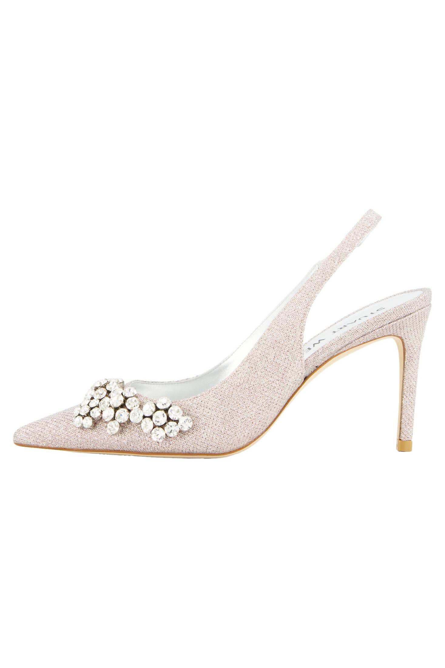 Stuart Weitzman| Damen Slingback Pumps STUART CRYSTAL FLEUR 85
