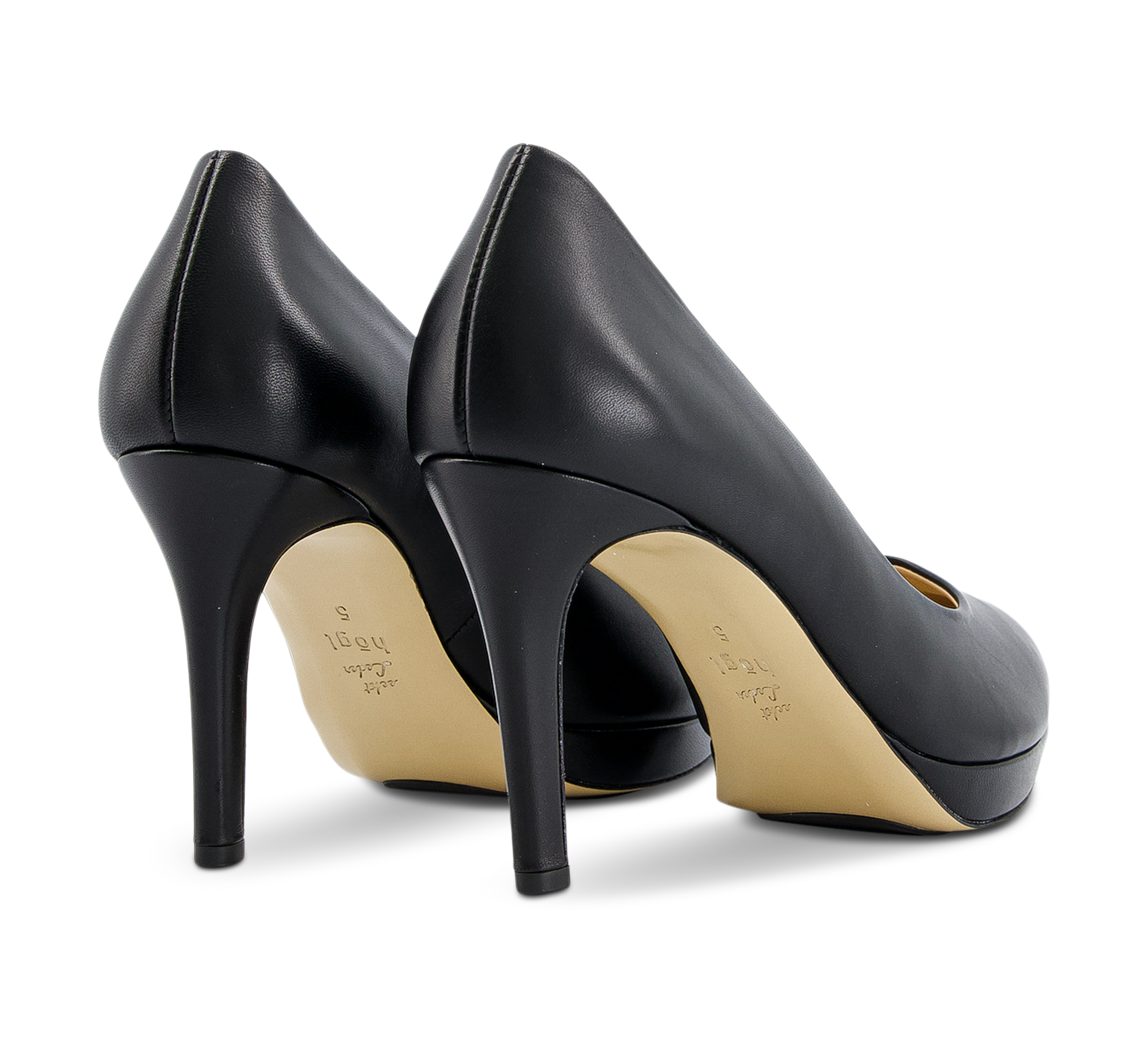 Högl Plateaupumps schwarz