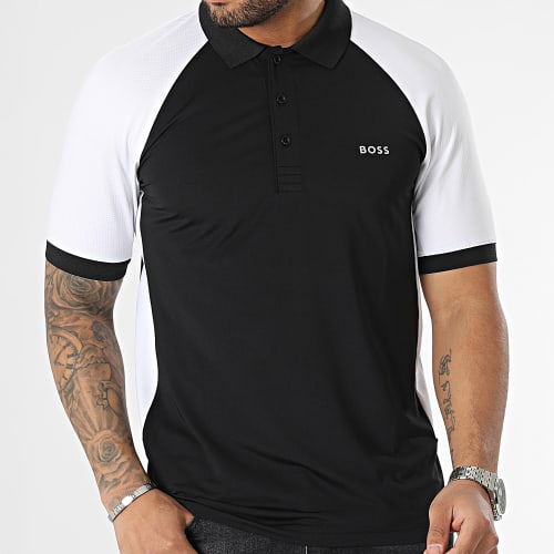 Polo Manches Courtes Slim Paule Tech 50487842 Noir