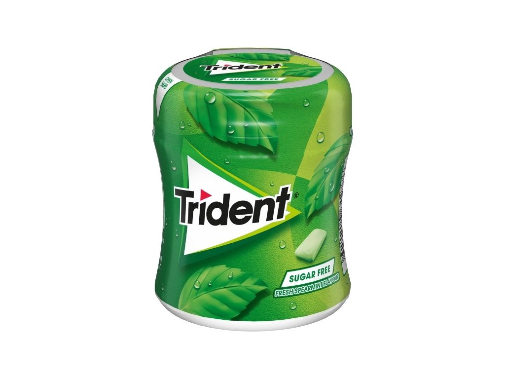 PASTILHAS TRIDENT ELÁSTICAS BOTTLE SPEARMINT 82.6G