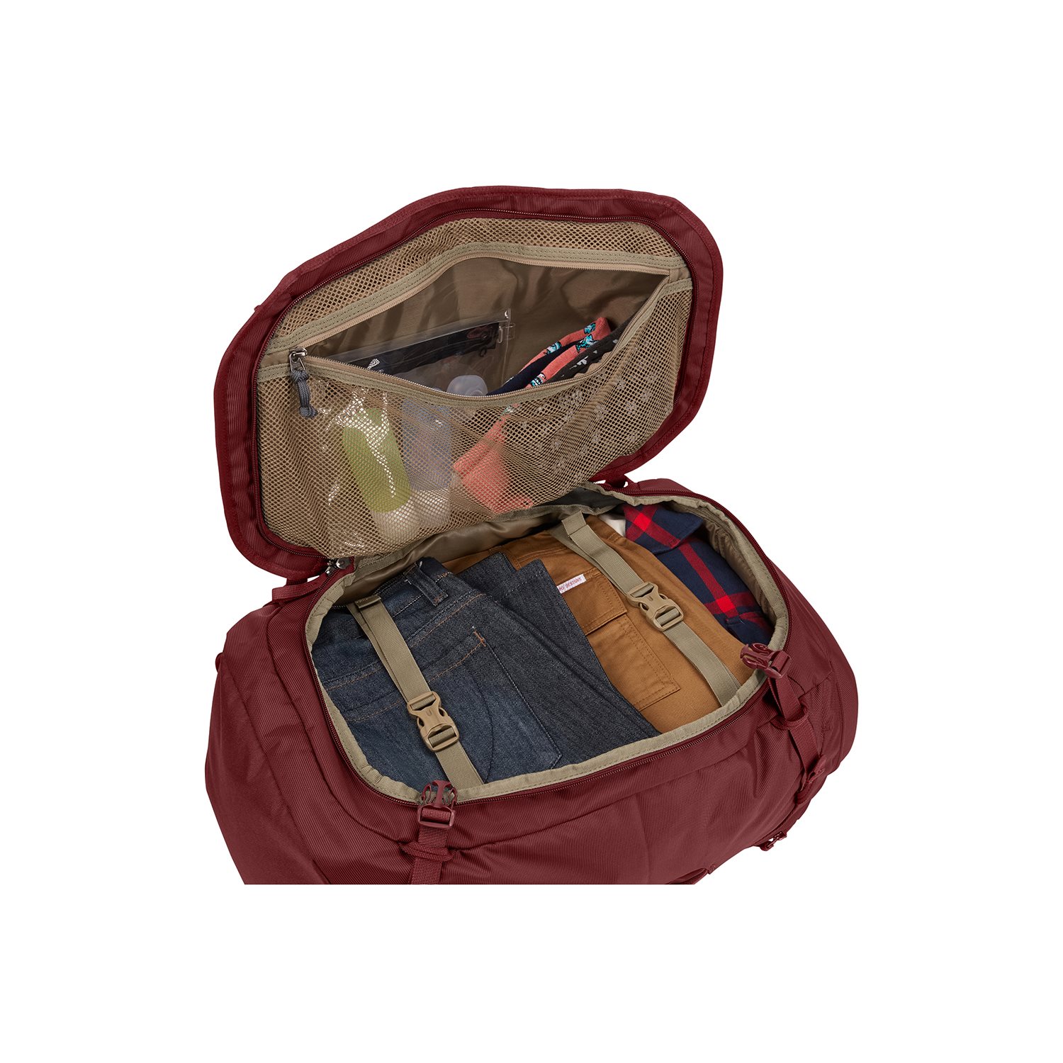 Thule Landmark 60L Women's Backpack dark bordeaux