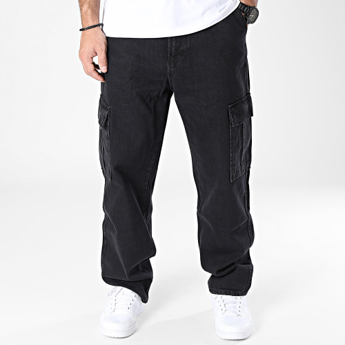 Pantalon Cargo Jean Baggy Noir