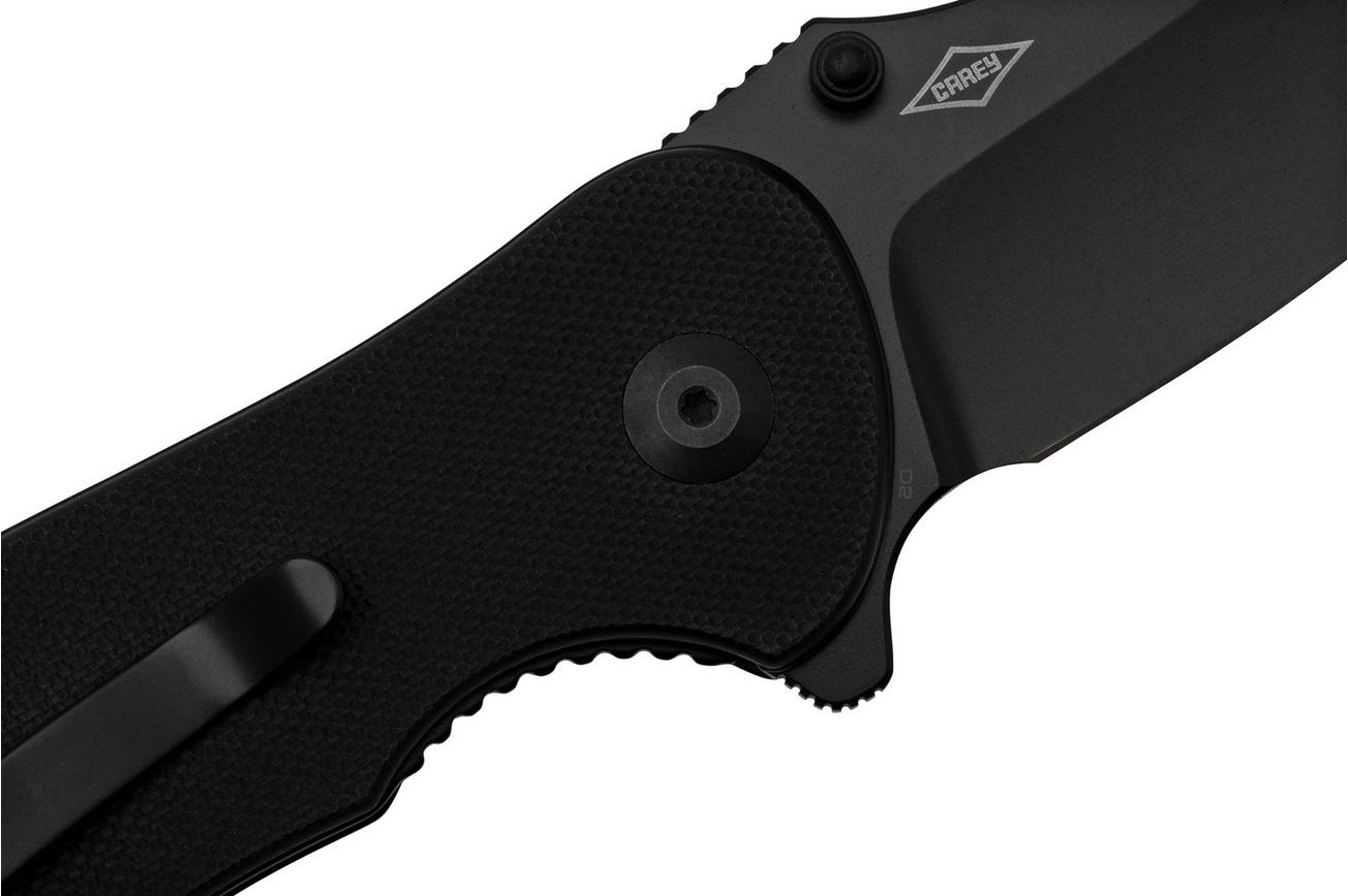 Civivi Gordo C22018C-1 Black G10, D2 Blackwashed zakmes, Peter Carey design