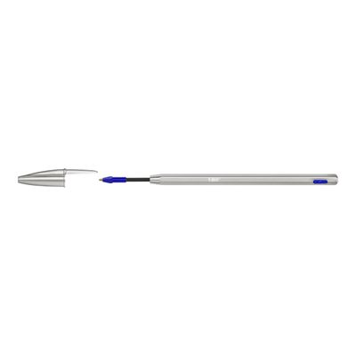BIC Cristal Re'New - Stylo à bille rechargeable bleu