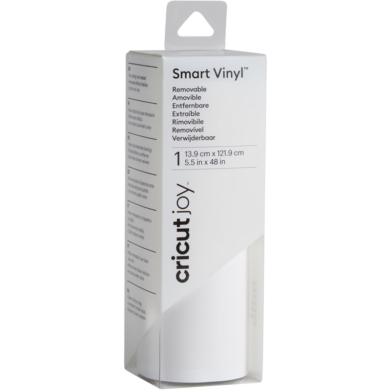 Cricut Vinylfolie Joy, ablösbar, 13.9 x 121.9 cm, weiss