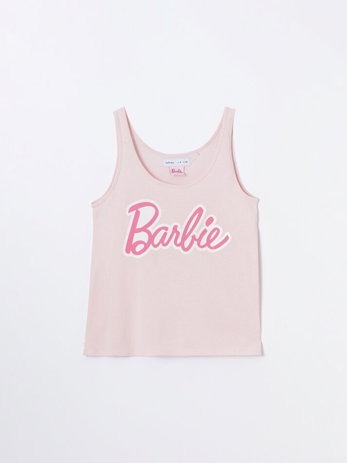 Conjunto de pijama estampado da Barbie - Rosa