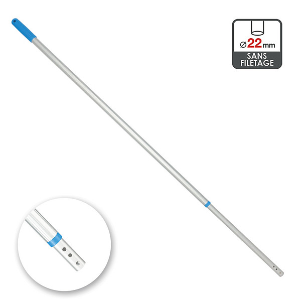 Manche télescopique Taski 110 - 180 cm