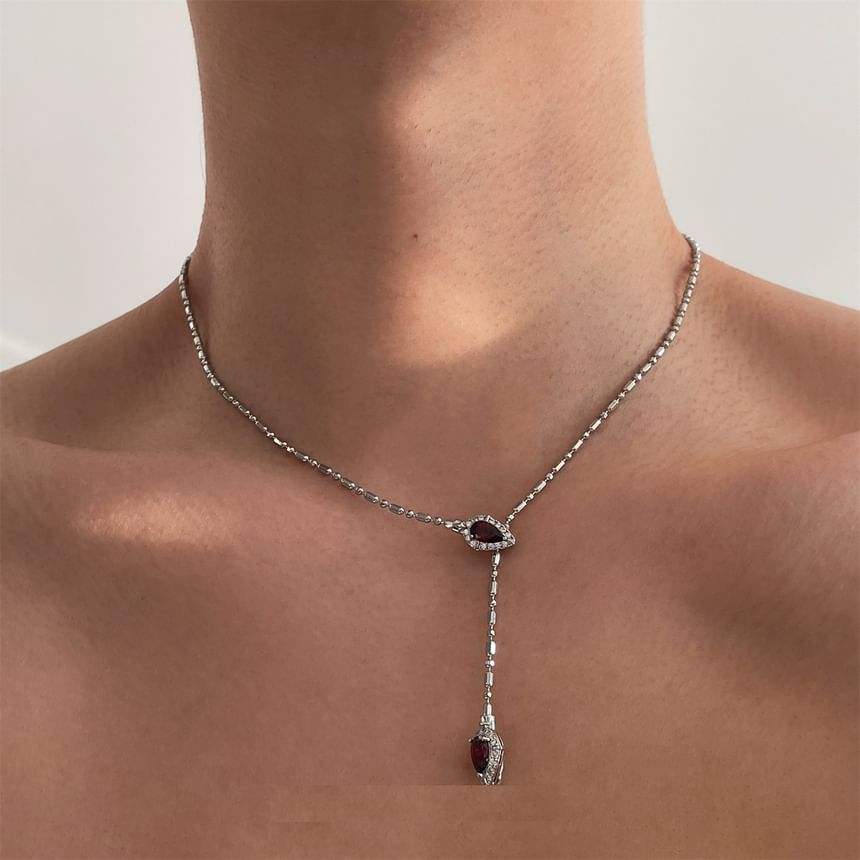 Lilafey - Slangenketting met strass