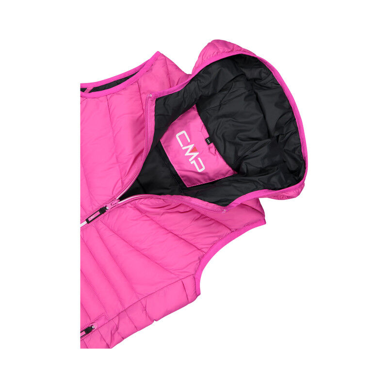 Girl's water-repellent vest with padding - Doudoune sans manches enfant