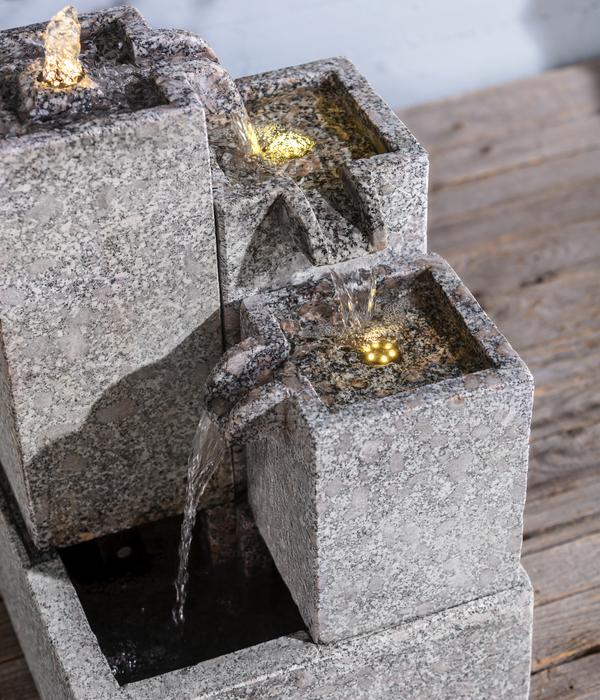 Dehner Granit-Gartenbrunnen Cascada, ca. H65