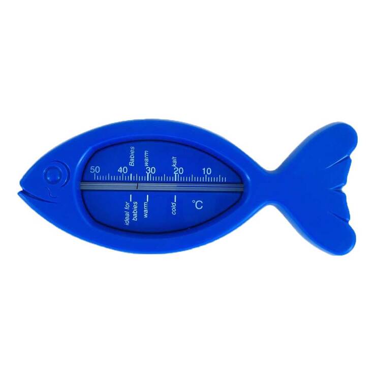 Badethermometer Fisch blau, 1 St