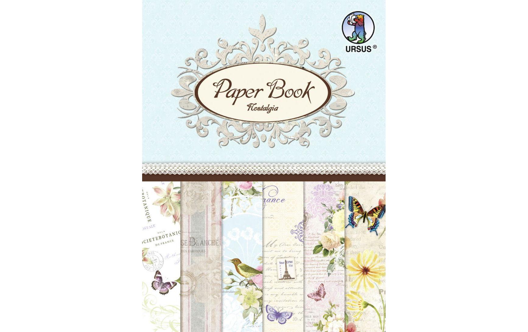 Designpapier Nostalgia Farbig sortiertDesignpapier zum Dekorieren und Gestalten